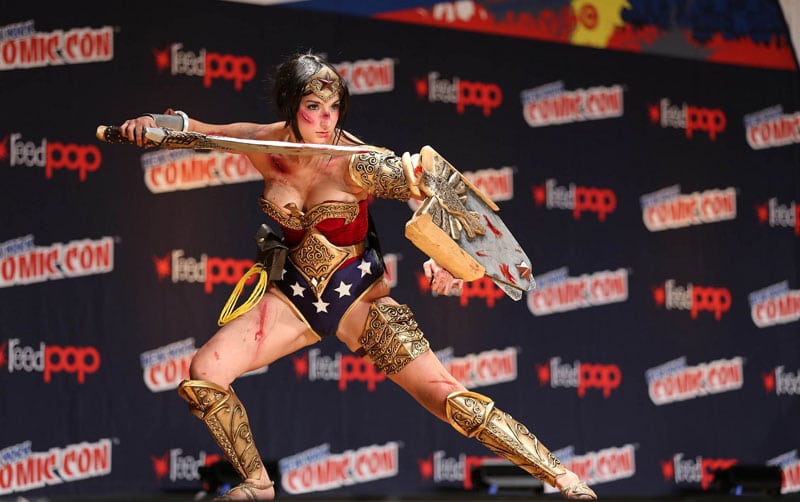 Realistic Wonder Woman cosplay
