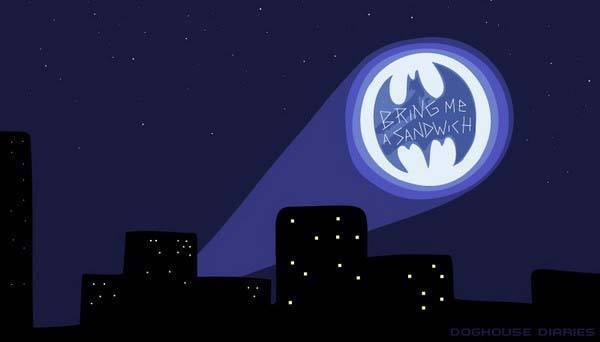 Batman bring me a sandwich signal