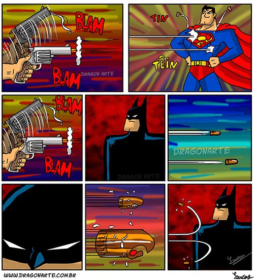 Bullets for Superman and Batman