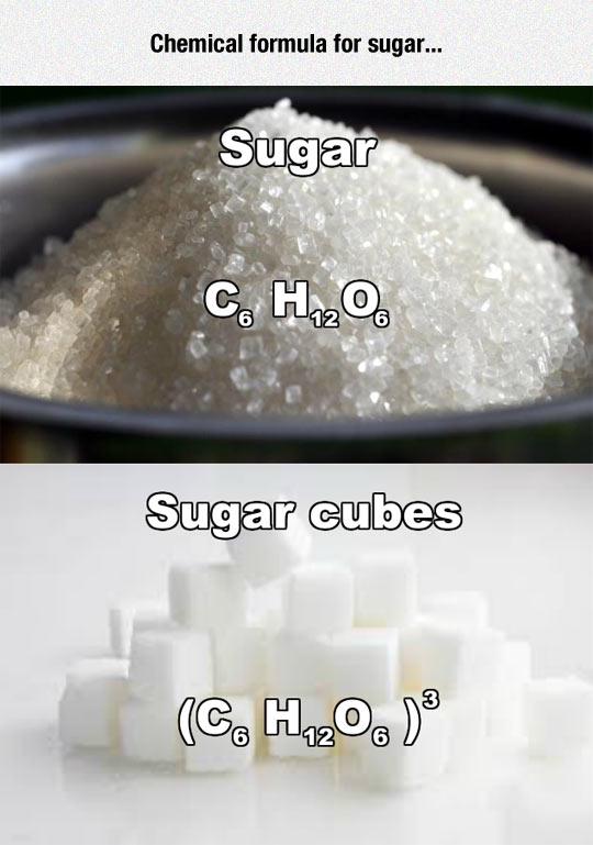 Chemical formula for sugar