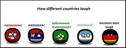 Country laughes