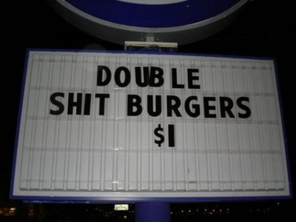 Double shit burgers available in China