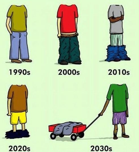 Evolution of pants