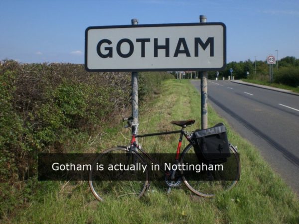 gotham is actually in nottingham