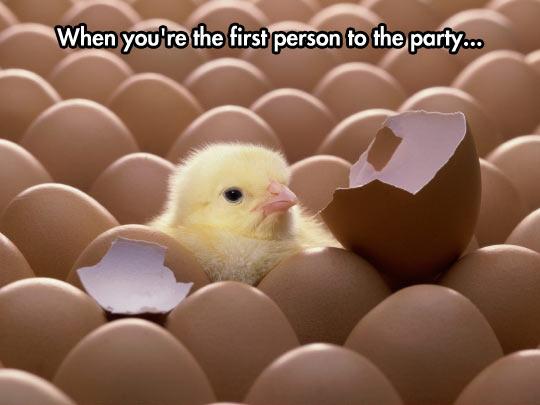 I am the first to party
