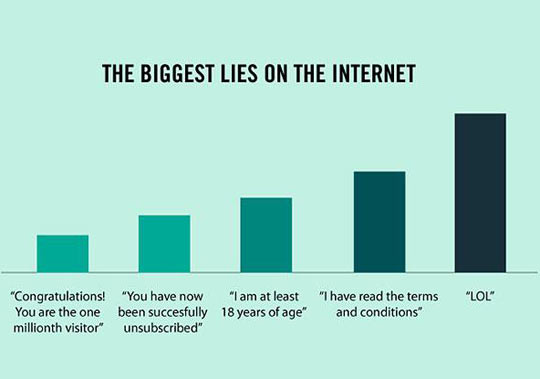 internet lies