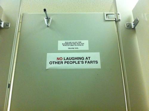 No laughing at other people’s farts