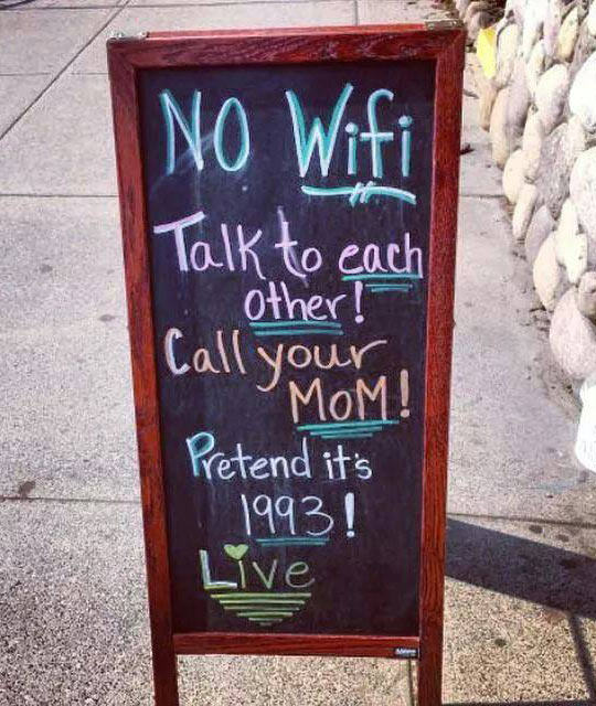 No Wifi Sign