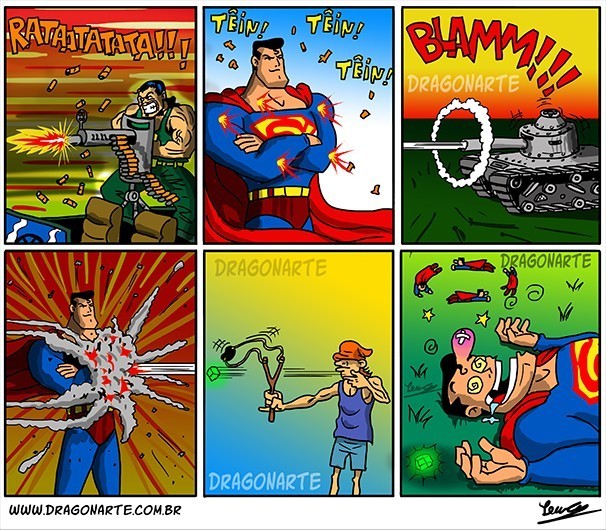 Superman is not indestructible