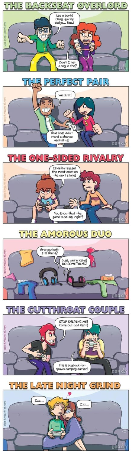 The 6 types of gamer couples