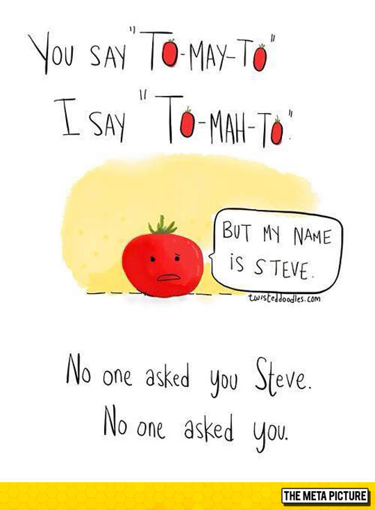 Tomato pronounciation