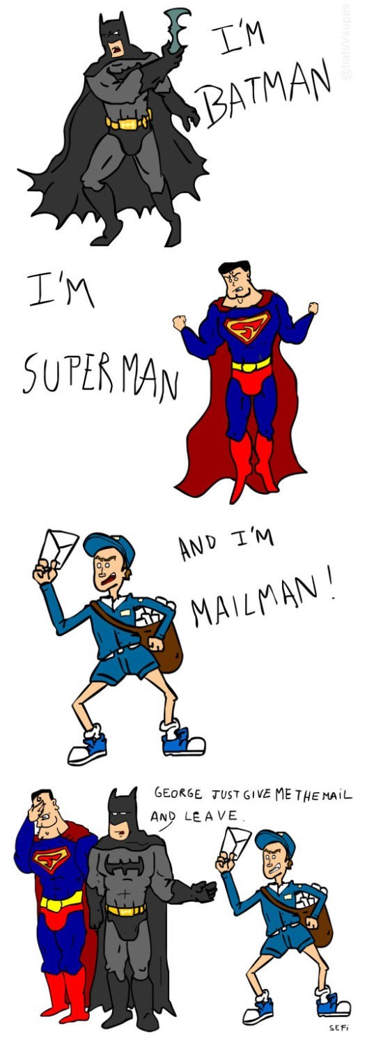 Who is the real super hero?
