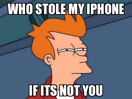 who stole my iphone