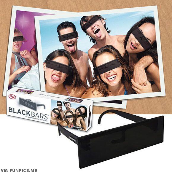 Black bars sunglasses