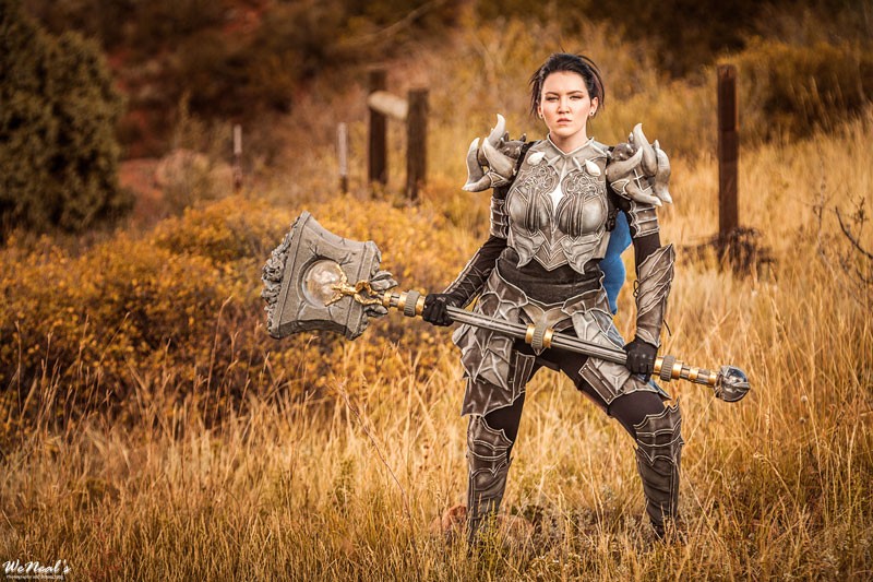Citadel of Flame heavy armor cosplay