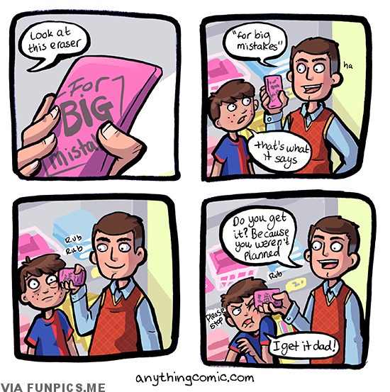 Eraser for big mistakes