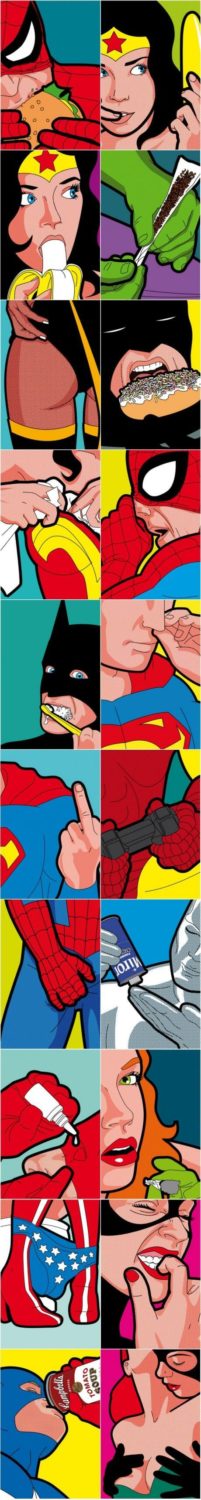 Even super heroes have their little secrets