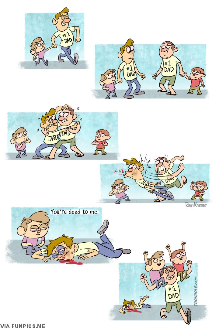 Fighting to be the No.1 Dad