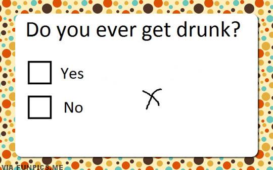 Get drunk survey
