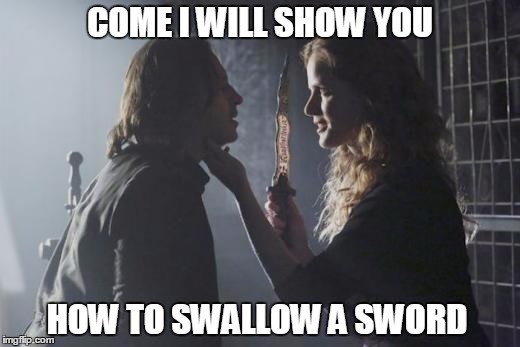 How to swallow a sword