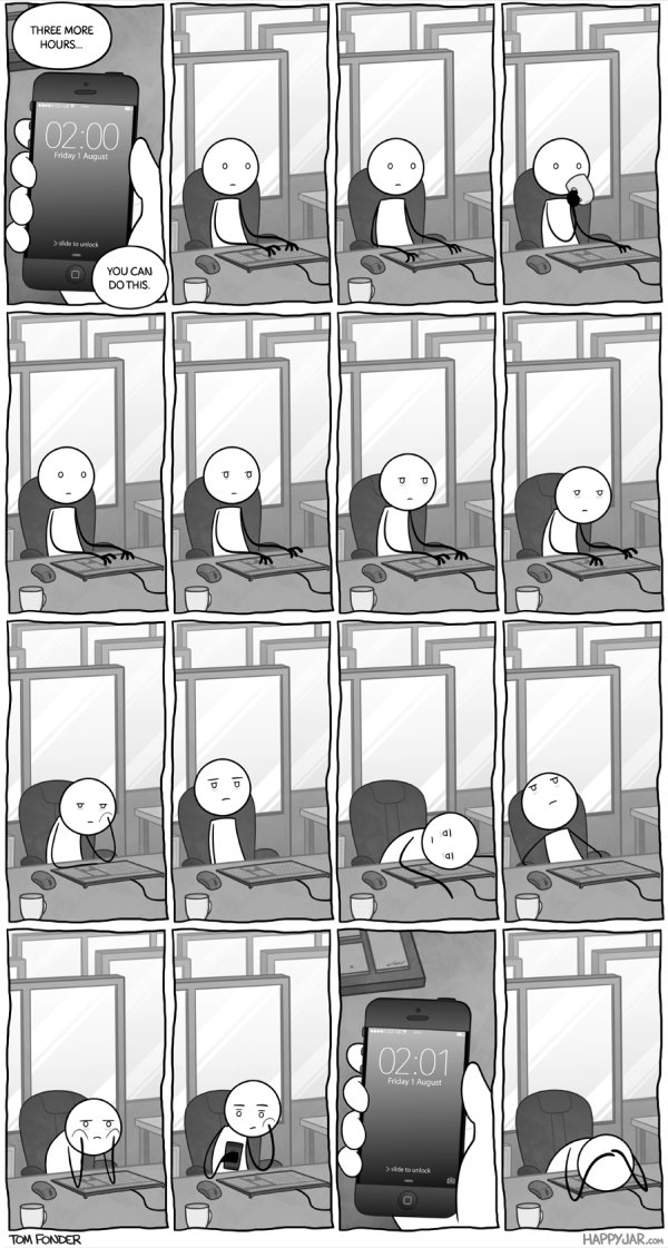 Just Three More Hours Until the End of the Week