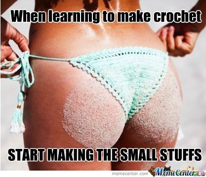 Learning to make crochet