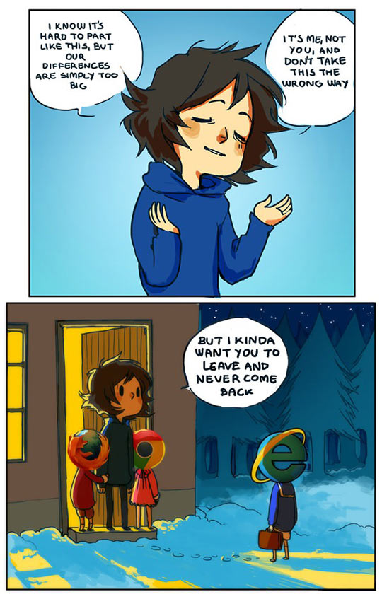 Leave and never come back