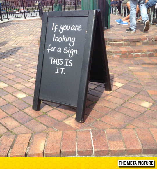 Looking for a sign
