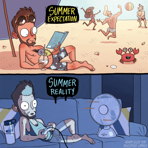 My fun summer vacations