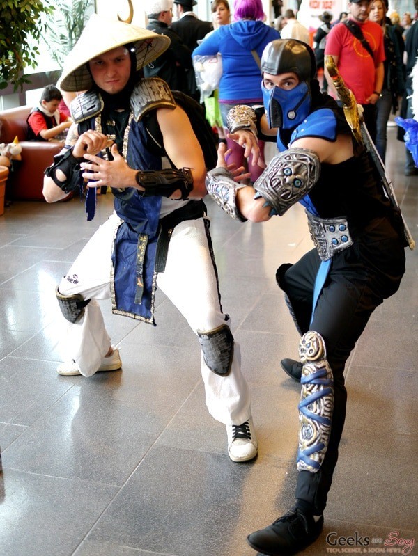 Raiden and Sub-Zero cosplay