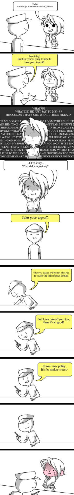 Take off your top