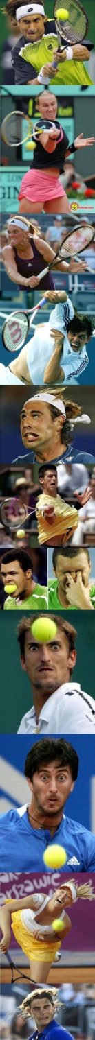 The faces of tennis
