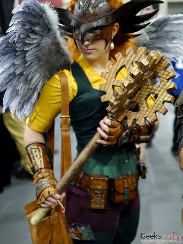 The Hawk girl cosplay