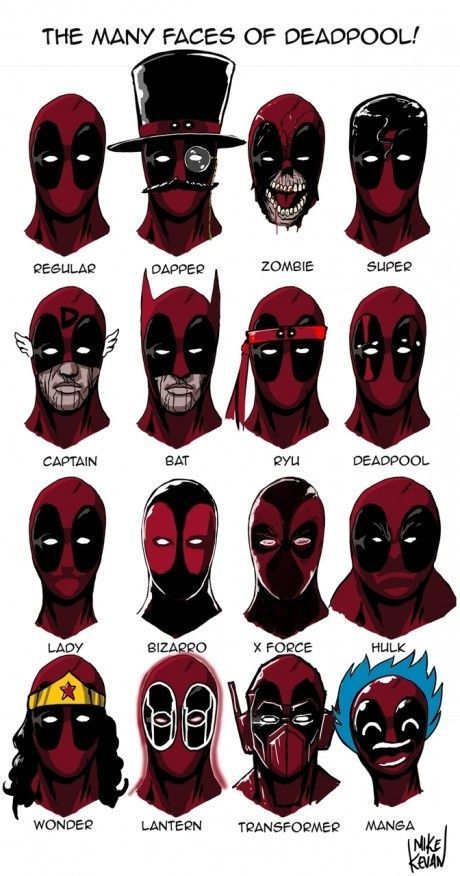 The many faces of deadpool