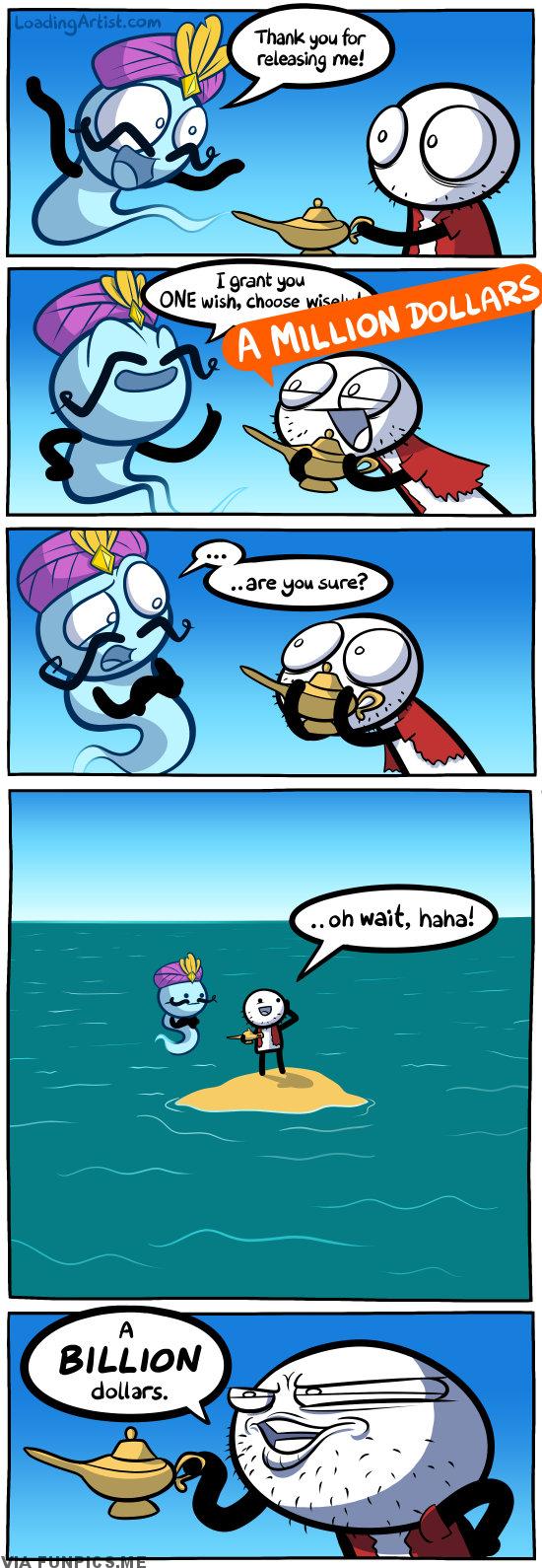Wish for the proper wish at the right time