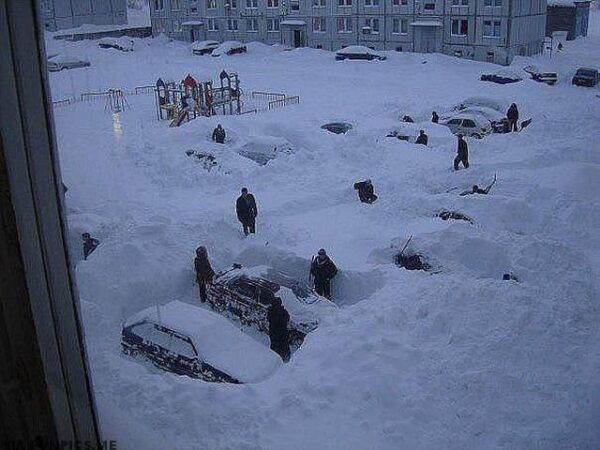 Always remember where you park the car in Russia
