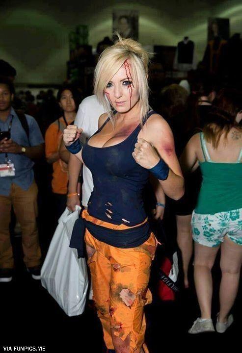 Best dragon ball z cosplay (Goku battle)