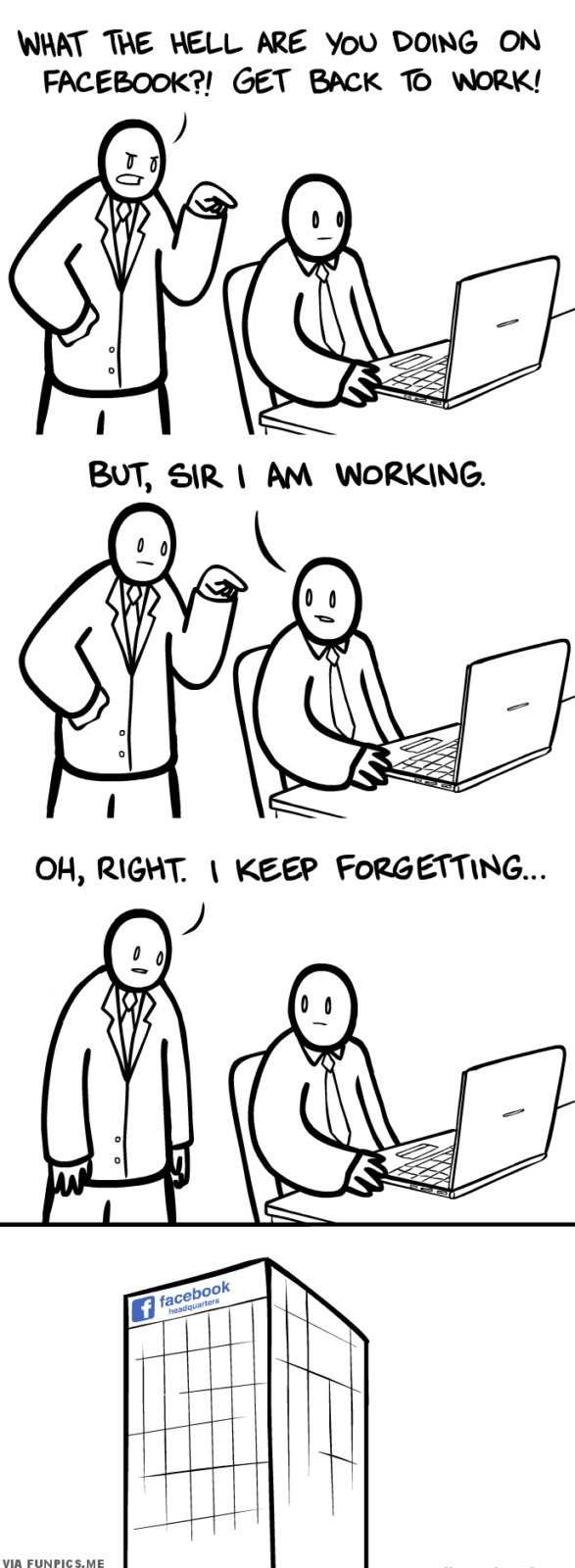 Facebook at work