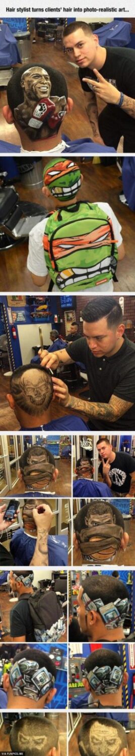 Hair Stylist Turns Hair Into Art