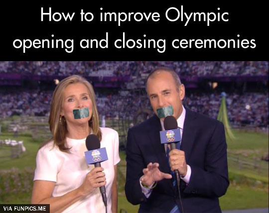 How to improve Olympic opening and closing ceremonies