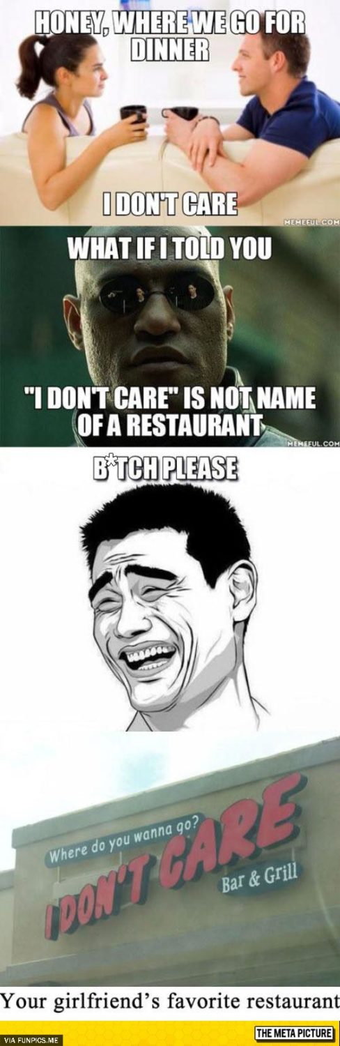 I dont care restaurant