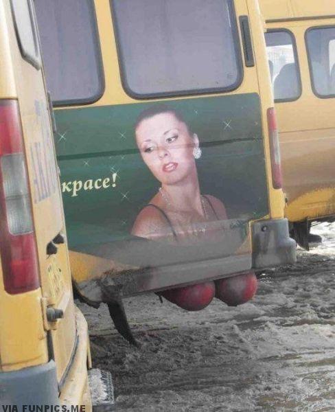 I saw this ad on the bus the other day