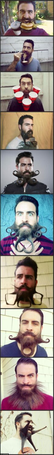 In honor of No Shave November, Crazy Beard Guy