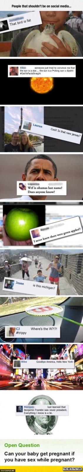 People that shouldnt be on social media