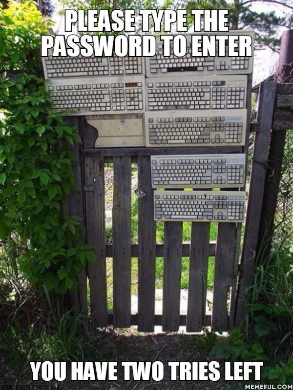 Please type the password to enter