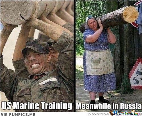 Russian women are very strong