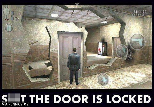 The door is locked