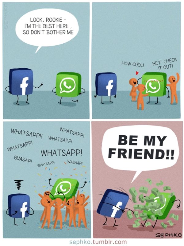 This is how facebook makes friends