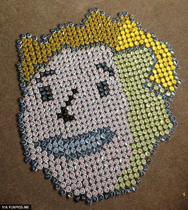 Fallout made with bottle caps