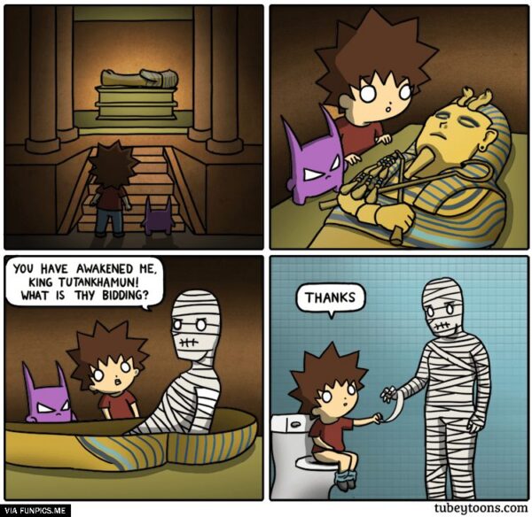 How can the great Tutankhamun help you